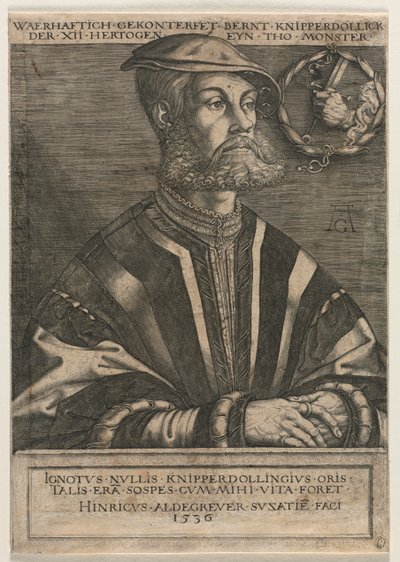 Bernt Knipperdolling, 1536 da Heinrich Aldegrever