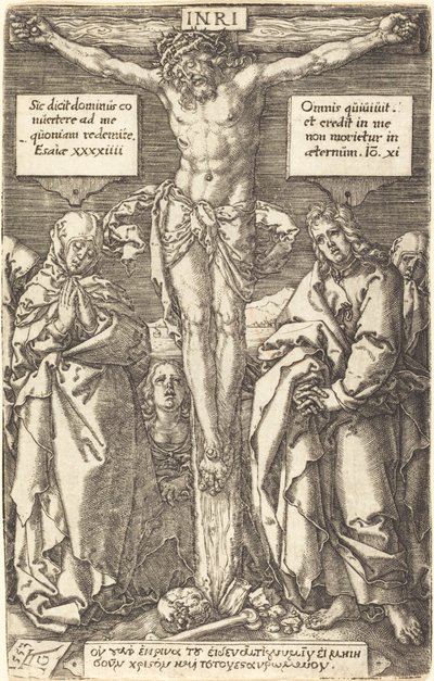 Cristo sulla croce da Heinrich Aldegrever