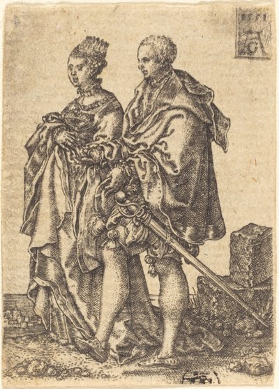 Coppia danzante da Heinrich Aldegrever