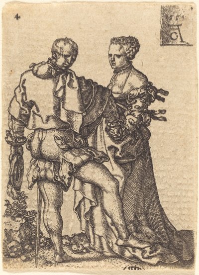 Coppia danzante da Heinrich Aldegrever