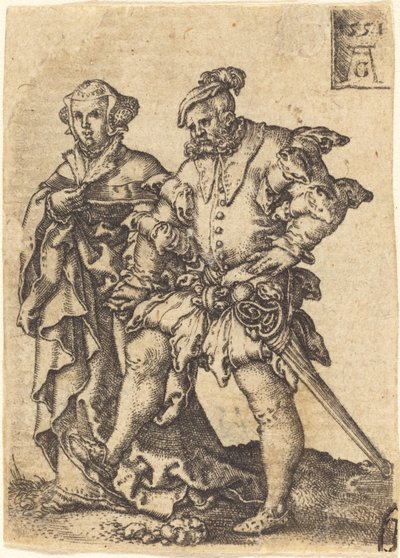 Coppia danzante da Heinrich Aldegrever