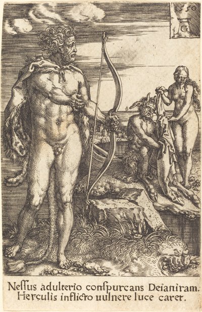 Ercole uccide Nesso da Heinrich Aldegrever