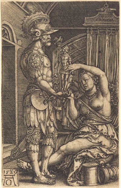 Giasone e Medea da Heinrich Aldegrever