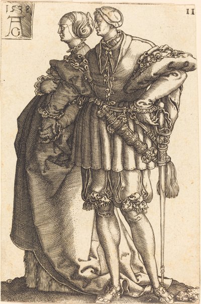 Grandi ballerini di nozze da Heinrich Aldegrever