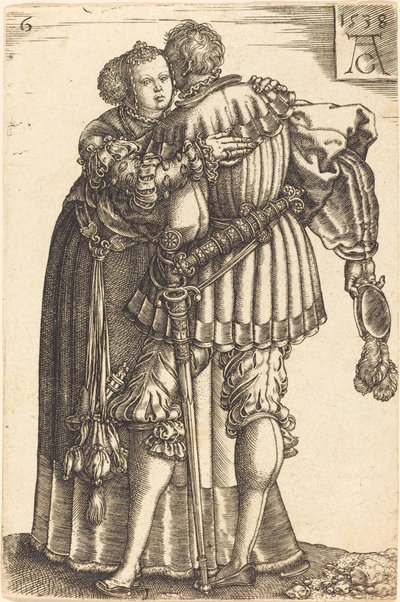 Grandi ballerini di nozze da Heinrich Aldegrever