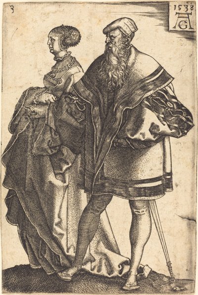 Grandi ballerini di nozze da Heinrich Aldegrever