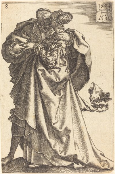 Grandi ballerini di nozze da Heinrich Aldegrever