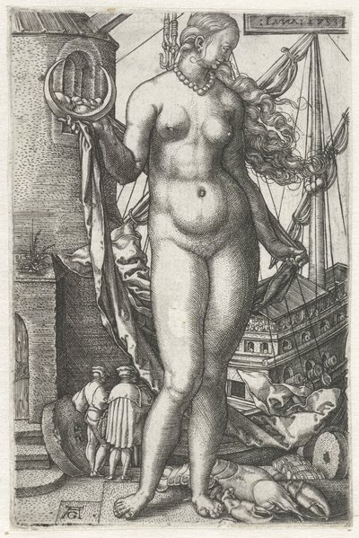 Luna (Diana) da Heinrich Aldegrever