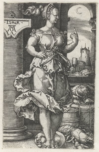 Luna da Heinrich Aldegrever