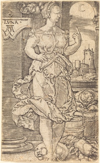 Luna da Heinrich Aldegrever