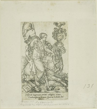 Lussuria, da Virtù e Vizi da Heinrich Aldegrever