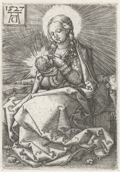 Madonna con bambino al seno da Heinrich Aldegrever