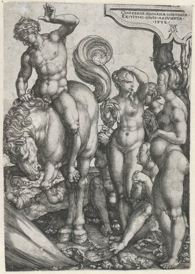 Marco Curzio da Heinrich Aldegrever