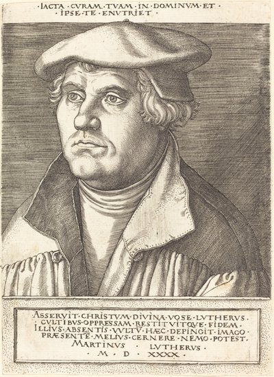 Martin Lutero da Heinrich Aldegrever
