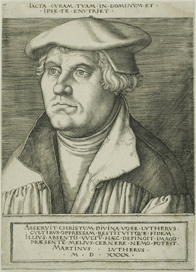 Martin Lutero da Heinrich Aldegrever