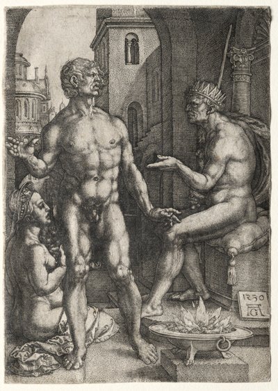 Muzio Scevola da Heinrich Aldegrever