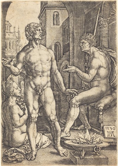 Muzio Scevola da Heinrich Aldegrever