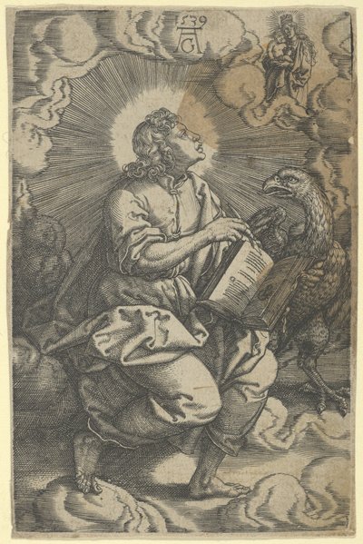 San Giovanni, dai Quattro Evangelisti, 1539 da Heinrich Aldegrever