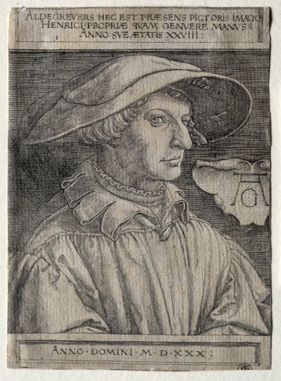 Autoritratto da Heinrich Aldegrever