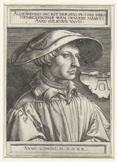 Autoritratto da Heinrich Aldegrever
