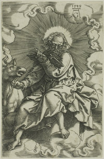 San Luca, dai Quattro Evangelisti da Heinrich Aldegrever