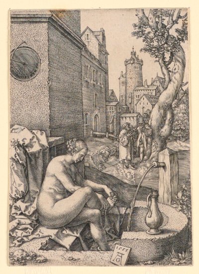 Susanna e i vecchioni da Heinrich Aldegrever