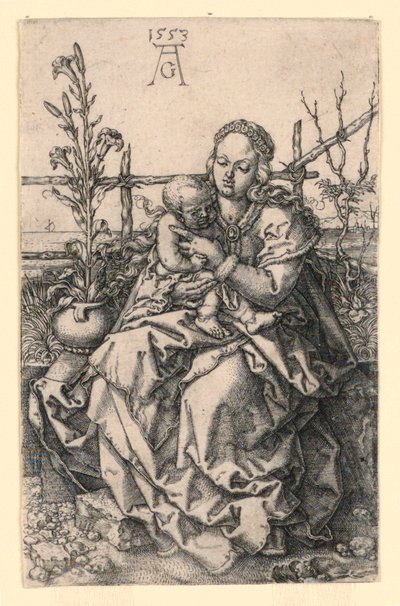 Vergine col Bambino da Heinrich Aldegrever