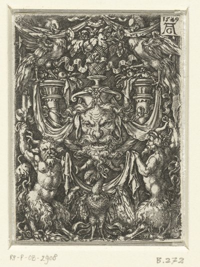 Decorazione murale con grottesche da Heinrich Aldegrever