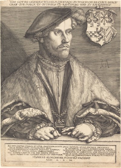 Guglielmo V, Duca di Jülich, Cleve e Berg da Heinrich Aldegrever