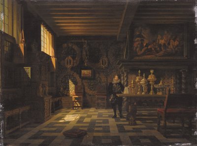 Interno di palazzo seicentesco da Heinrich Anton Heger