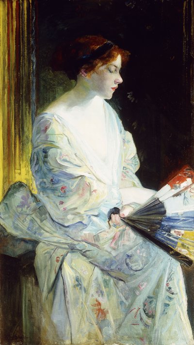 Una donna esotica da Heinrich Augustus Schwabe