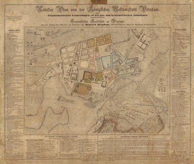 Piano Berghaus di Potsdam da Heinrich Berghaus