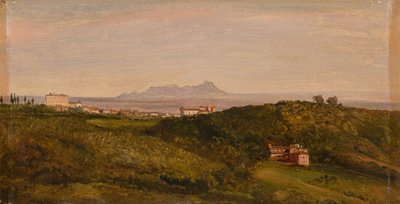 Heinrich Bürkel - Veduta del Monte Circeo. Intorno al 1853 da Heinrich Burkel