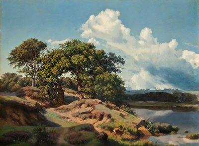 Danese: Paesaggio danese. Paesaggio danese. da Heinrich Buntzen