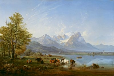 La valle di Garmisch da Heinrich Burkel