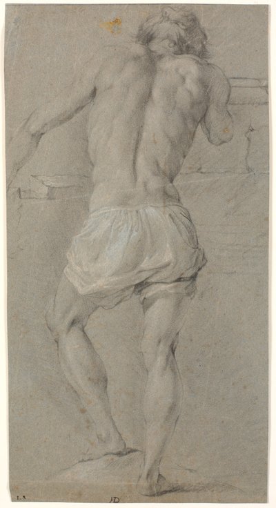 Modello maschile in piedi, visto da dietro da Heinrich Dittmers