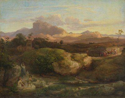 Paesaggio romano da Heinrich Dreber