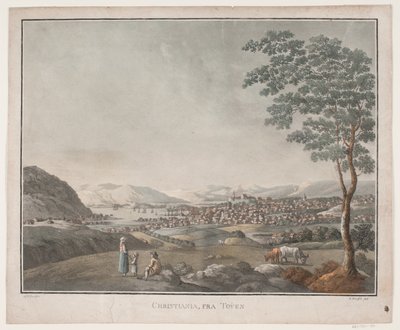 Christiania, da Tøyen da Heinrich Grosch