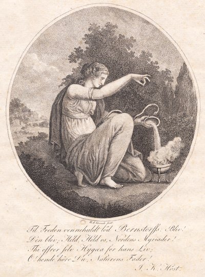 Hygiea offre per la salute di Bernstorff da Heinrich Grosch