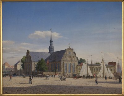 Veduta della chiesa di Holmen da Heinrich Hansen