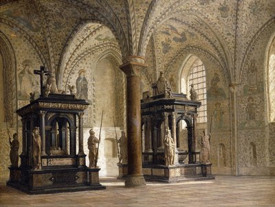 Cattedrale di Roskilde, Danimarca, 1874 da Heinrich Hansen