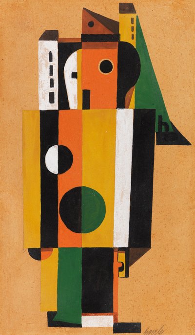 Incontro, 1925 da Heinrich Hoerle