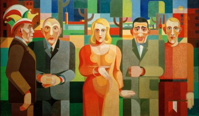 Contemporanei di Colonia da Heinrich Hoerle
