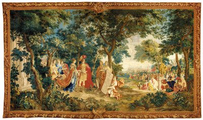 Arazzo storico di Bruxelles, fine XVII secolo da Heinrich II Reydams