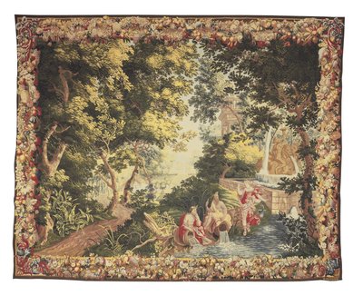 Arazzo mitologico di Bruxelles dalla serie di Diana e Callisto da Heinrich II Reydams