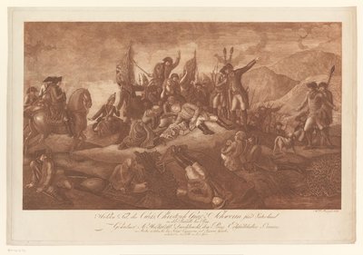 Morte eroica di Christoph Schwerin nella Battaglia di Praga da Heinrich Jan Penningh
