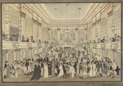 Ballo in Maschera nella Redoutensaal della Hofburg di Vienna da Heinrich Joseph Schütz
