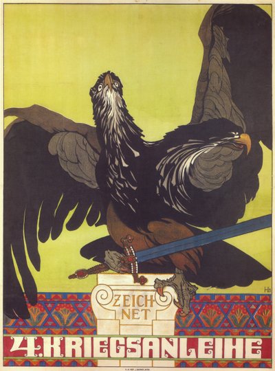 Sottoscrivete il quarto prestito di guerra da Heinrich Lefler
