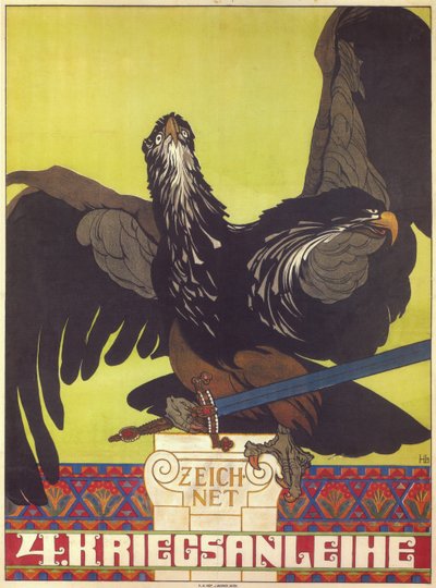 Sottoscrivi il quarto prestito di guerra da Heinrich Lefler