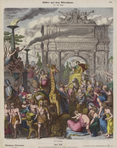 Un trionfo romano da Heinrich Leutemann